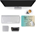 Auhoahsil Mouse Pad, 12 x 10 in Thick Rubber Premium-Textured Non-Slip Stitched - Image 3