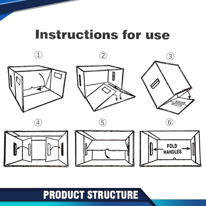 PIT66 3 Pack Comic Book Storage Comic Book Box Holds 150-175 Comics Collapsible - Image 9