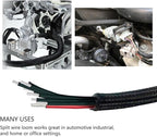 10ft *2pcs - 1/2 inch Cord Protector Wire Loom Tubing Cable Sleeve Split - Image 9