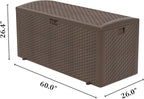 Yardgrace 180 Pro Gallon Deck Box, Outdoor Storage Box Lockable, Waterproof - Image 3