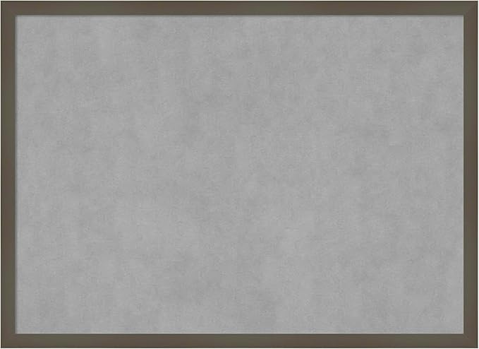 Amanti Art Grey Framed Magnetic Board 21x29 Medium Vision Board by AmantiArt
