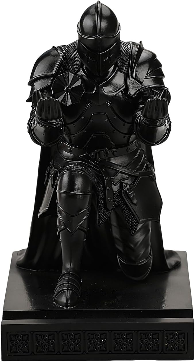 Amoysanli Medieval Armored Warrior Wearing Outerwear, Mobile Phone Stand Knight - Image 4