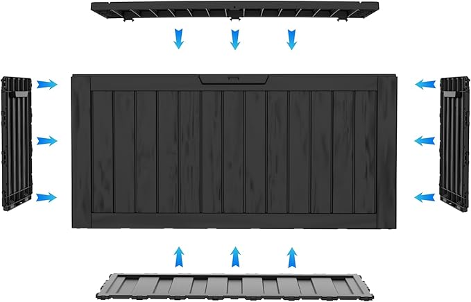 Yardgrace 90 Gallon Waterproof Outside Storage Box - Image 8