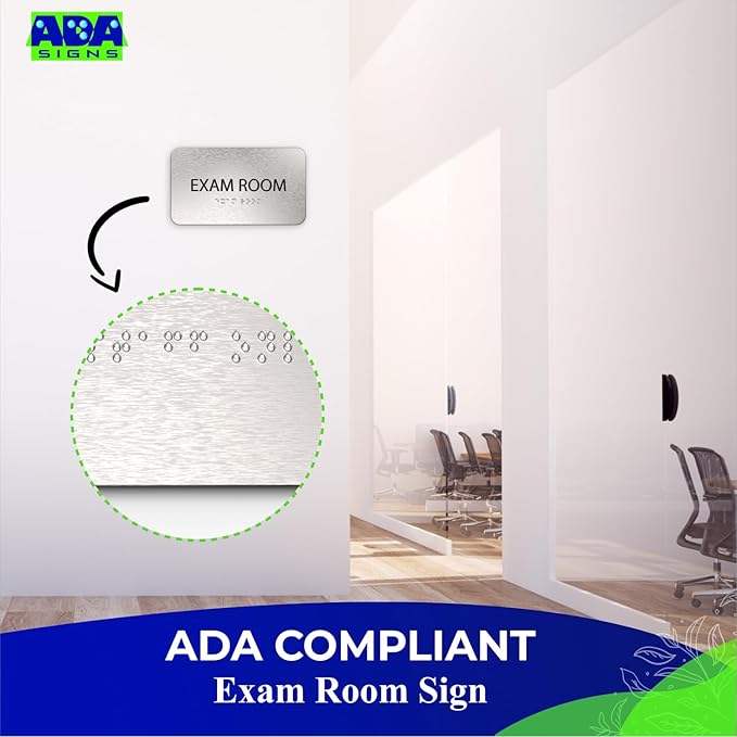 ADASigns Exam Room Sign 7" W x 4" H - Image 6