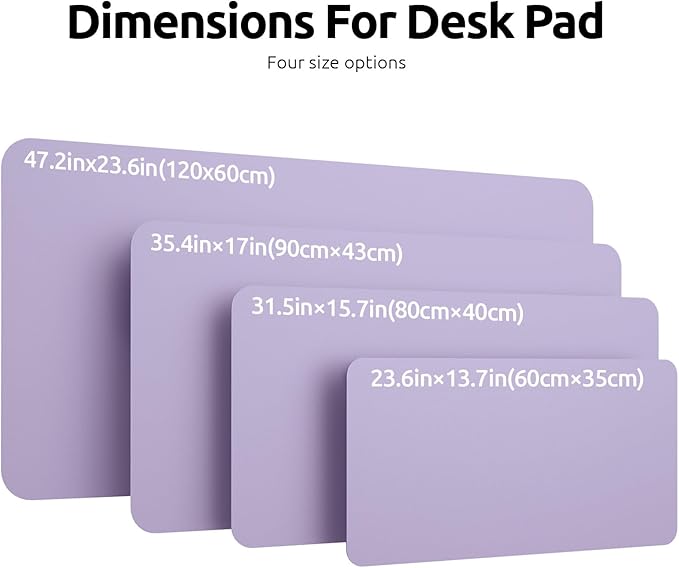 YSAGi Leather Desk Protector, Office Mat, Large Mouse Mat, Non-Slip PU Leather - Image 8