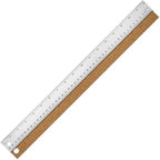 Metal Ruler with Cork Backing, 18 Inch Stainless Steel Rulers 18 inch Metal by Unknown