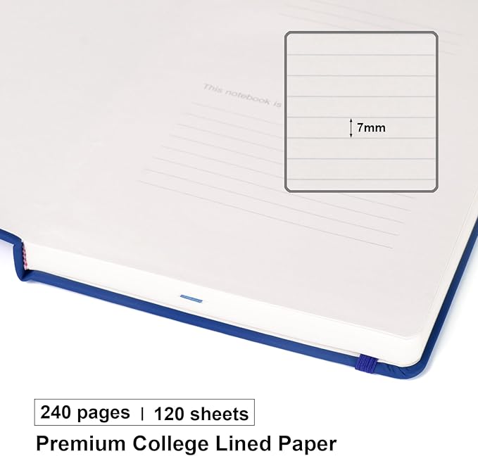 Comix Lined Journal Notebook for Women Men, Journaling Notebooks for Office - Image 3