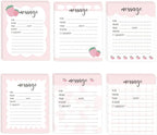6 Pieces Telephone Message Sticky Notes Pads 4 x 5 Inch Self Adhesive Book Call by Unknown