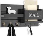 Lwenki Mail Organizer for Wall Mount – Key Holder by Lwenki