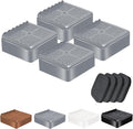 shouwuhho Furniture Risers, 4 Pack Bed Risers by EnjoyLifeEnjoyHappiness