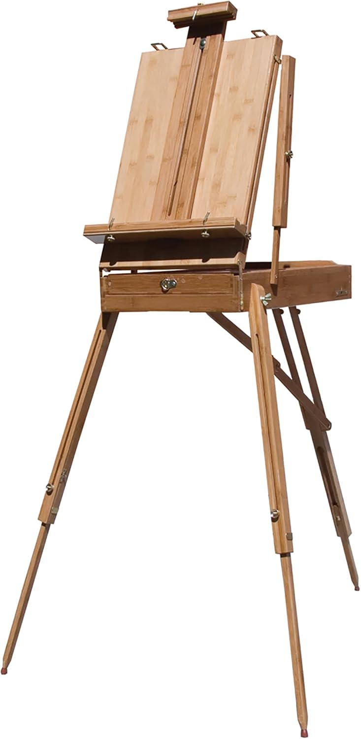 art alternatives bamboo sonoma sketch box easel, main product view
