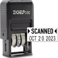 ZIGEL D50 Date Stamp with Scanned by ZIGEL
