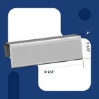 4-Pack 8.5" x 2.5" Cubicle Partition Name Tag - Image 3