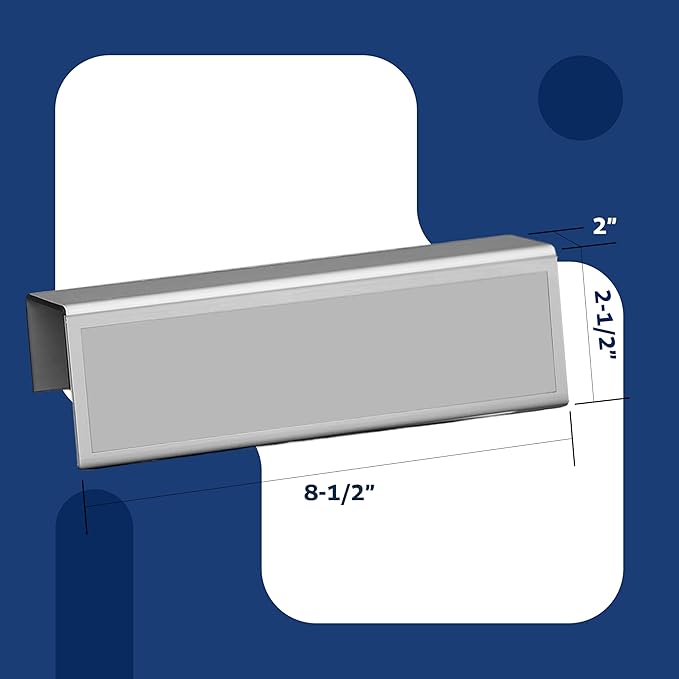 4-Pack 8.5" x 2.5" Cubicle Partition Name Tag - Image 3