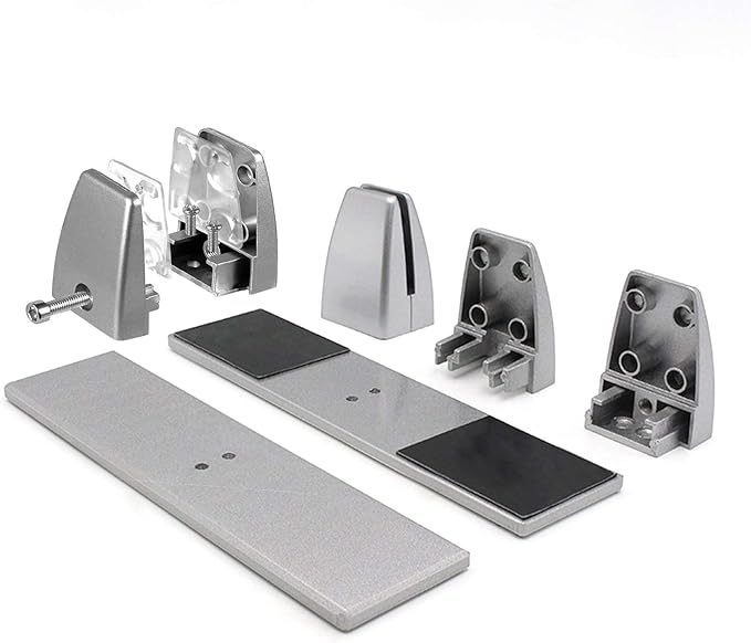 Sneeze Guard Clamp Bracket 4 Pcs Shield Base - Image 2