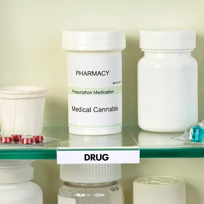 Containlol 60 Sets Moveable Shelf Label Display Holders - Image 7