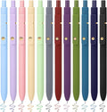 FIOVER Colored Pens, 12 Pack Colorful Gel Pens, Quick-Dry 0.7mm Medium Point by FIOVER