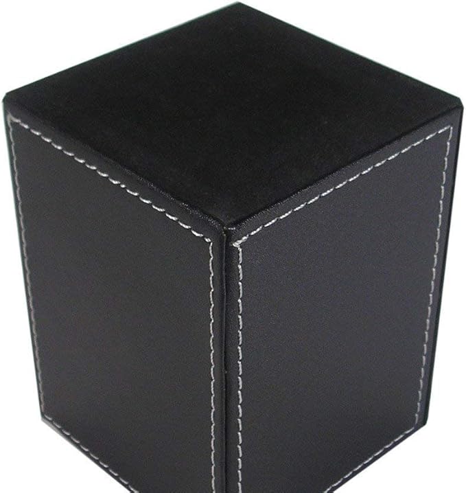 KINGFOM PU Leather Square Pens Pencils Holder Cup Desktop Stationery Organizer - Image 9