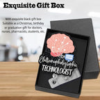Sixrip Electroencephalographic Technician Retractable Glitter Badge Reel - Image 5
