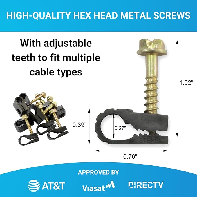 STEREN Coaxial Cable Clips - Image 6