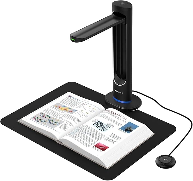 VIISAN K48 Book Scanners: 48MP Output, USB Camera by VIISAN