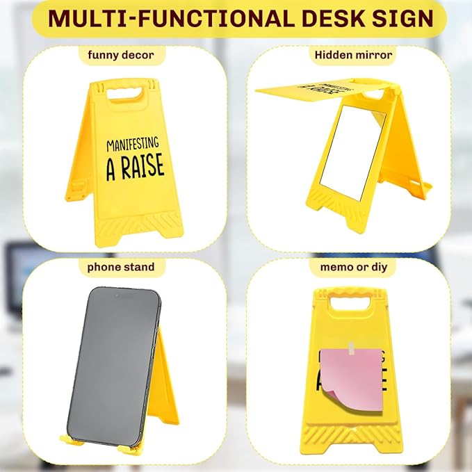 Funny Office Desk Accessories, Motivational Affirmations Office Cubicle Decor - Image 3