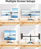mountup dual monitor stand - freestanding & height, package contents