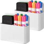 BEYGORM 2 Pack Plastic Magnetic Pen Holder by BEYGORM