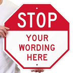 SmartSign Custom STOP Sign 18"x18" 3M Laminated EG Reflective 80 mil Aluminum - Image 8
