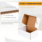 JOWLOT 9x6x4 inch Small Shipping Boxes Set of 25 - Image 2