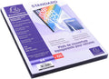 Exacompta - Ref 42542E - PVC Transparent Covers for Presentation Binders - Suitable for Storing A4 Documents, 0.2mm Thick Material - Clear (Pack of 100)