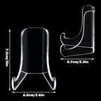 Chunful 2 Pieces Acrylic Plate Stands Clear Acrylic Easels Display Stands - Image 2