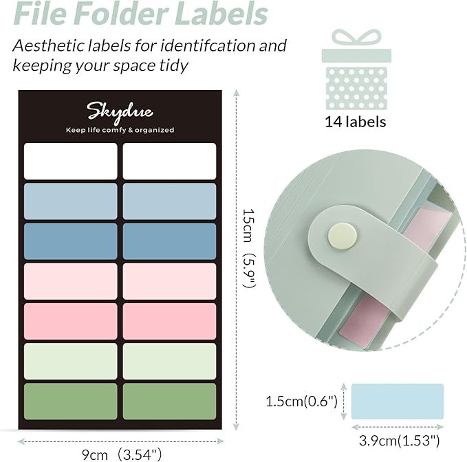 SKYDUE Expanding File Organizer - Image 5