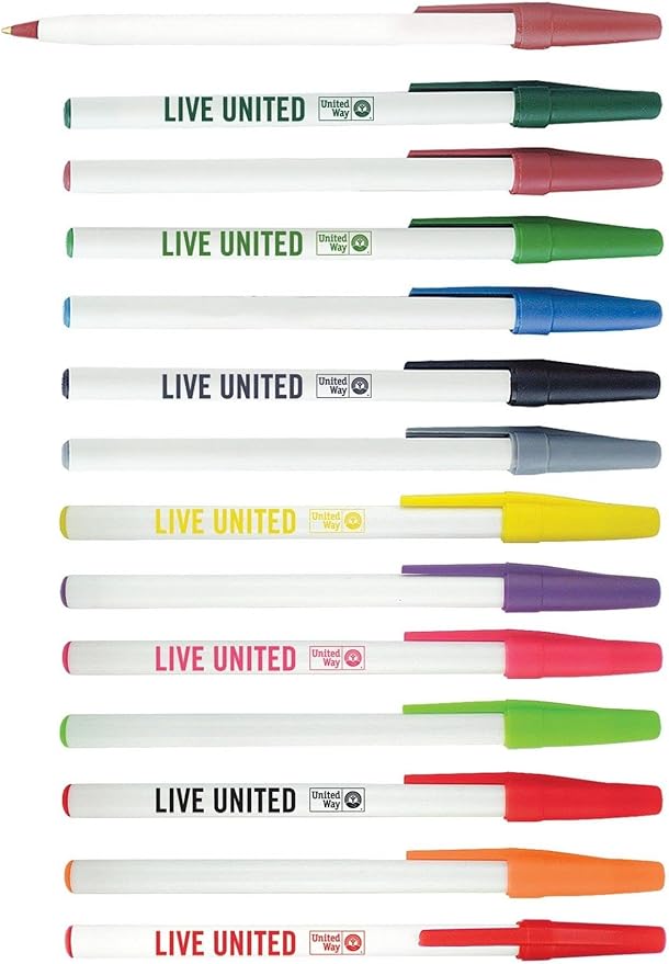 Personalized Stick Pens With your Custom Logo or Text-500 Pack Bulk-for - Image 5