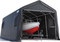 advance outdoor 10x15 ft garage shelter steel metal, main product view