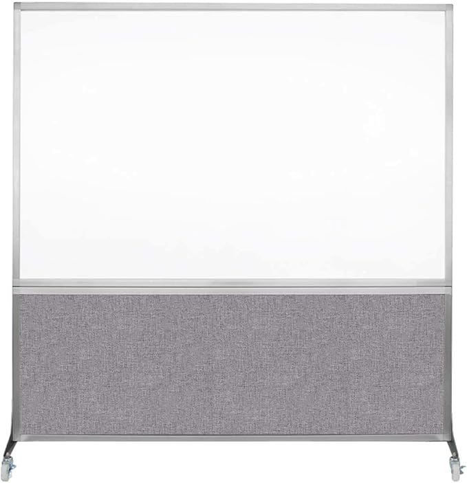 DivideWrite Mobile Whiteboard | Double Sided Dry Erase Board | Portable Office by VERSARE