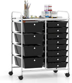Giantex 12 Drawer Rolling Cart