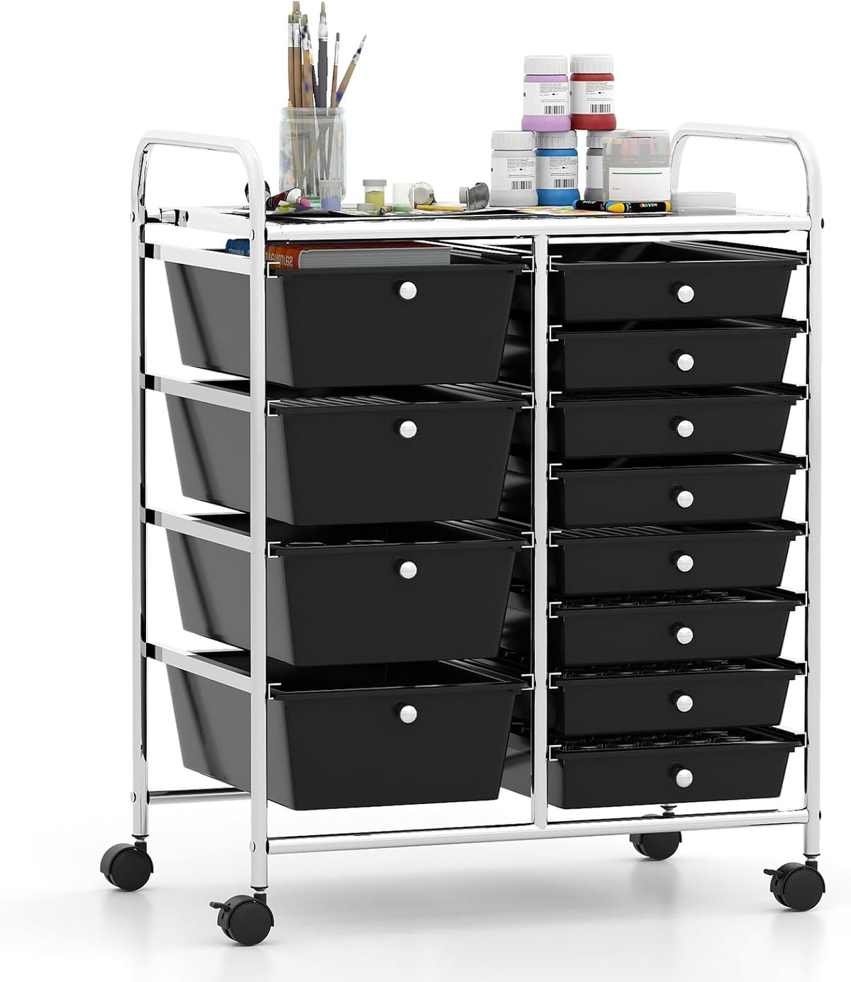 Giantex 12 Drawer Rolling Cart