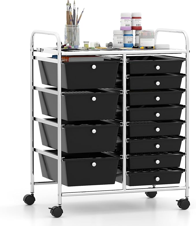 Giantex 12 Drawer Rolling Cart by Giantex