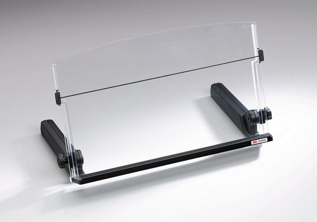 3m adjustable in-line document holder, black, dh640, 1, main product view