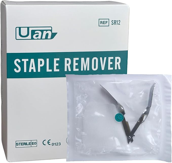 Skin Staple Removal Kit, Includes Staple Remover and Gauze Sponge - Image 6