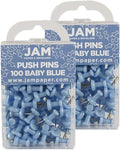 JAM PAPER Colorful Push Pins by JAMPaper