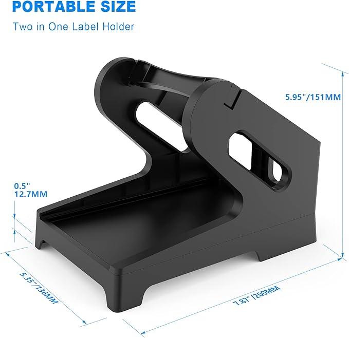 Vazioyar Thermal Label Holder for Rolls and Fan-Fold Labels, Sticker Roll - Image 2
