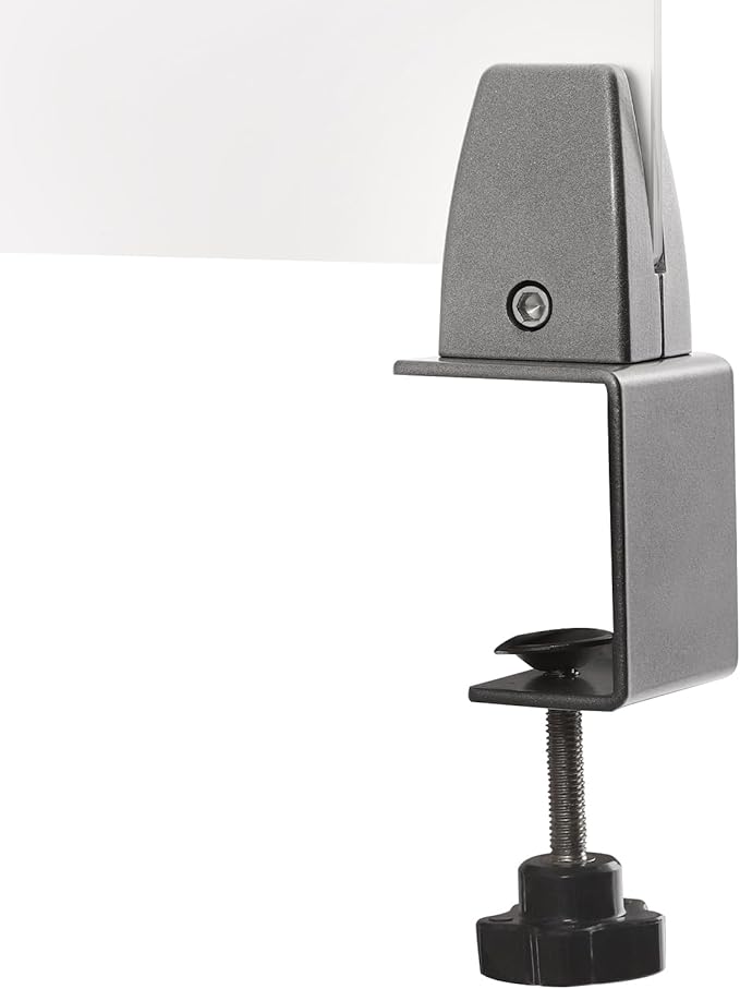 2 Pack Clamp-on Desk Privacy Panels, Frosted Acrylic Desk Dividers - Image 4