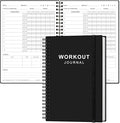 Fitness Journal for Women & Men, A5 Workout Journal/Planner Daily Exercise Log by Heveboik