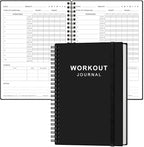 Fitness Journal for Women & Men, A5 Workout Journal/Planner Daily Exercise Log by Heveboik