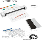 Brother DS-640 Compact Mobile Document Scanner, 1.5"x2"x11.9" - Image 9