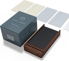 Undated Daily Planner To Do List Notepads and Walnut Stand - Image 2