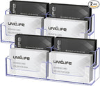 Uniclife 2 Pack Acrylic Business Card Holder by UnicLife