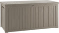 TARKARI 150 Gallon Lockable Resin Deck Box, Waterproof & UV-Resistant Outdoor by Home